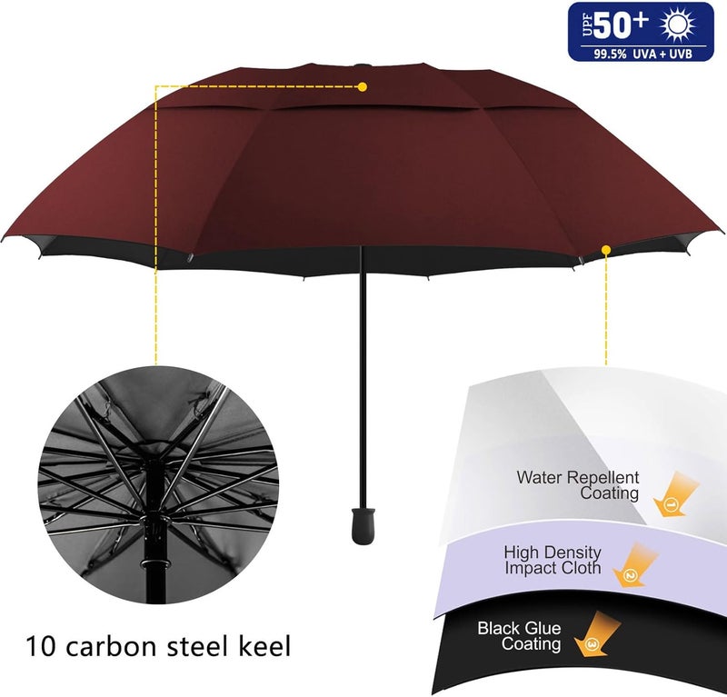 DUOUPA Patio Umbrellas UPF 50+ 360 ° Adjustable Shade Umbrella,Beach Umbrella with Universal Clamp,Beach Clamp on Umbrella,suitable for Patio,beach chairs,golf carts, wheelchairs,carts,bleachers,camping and fishing - Image 5